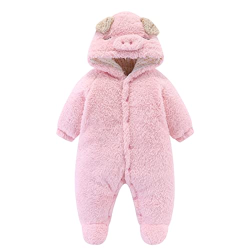 Gaorui Newborn Baby Jumpsuit Outfit Hoody Coat Winter Infant Rompers Toddler Clothing Bodysuit Cartoon