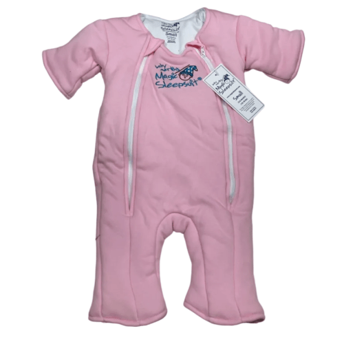 Baby Merlin's Magic Sleepsuit, Pink, Cotton, Small 3-6 Months