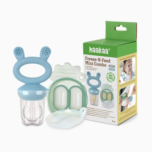 Haakaa Silicone Freeze-N-Feed Mini Combo - Sky Blue