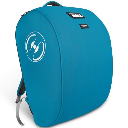 YOREPEK Padded Car Seat Travel Bag for Airplane, Compatible with Doona, Fit for Evenflo Shyft DualRide without Base, Infant Car Seat Bags with Lockable Zipper, Gate Check Stroller Bag for Baby Travel