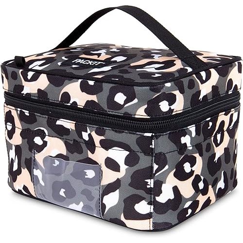PackIt Freezable Breastmilk & Formula Cooler, Wild Leopard Gray