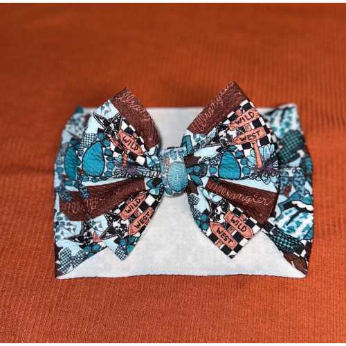 Wrangler Baby Head Wrap Bow