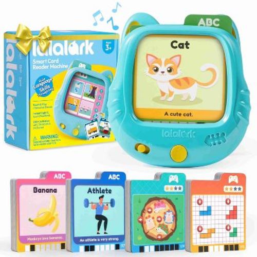 Blue Talking Flash Cards Kids Learning Toys Educational Interactive For Toddlers Speech Therapy Toys 13 Word 6 Gamestheme 200 Playful Cards Math Kits