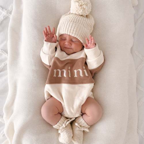 'Mini' Long Sleeve Bubble Romper – Blossom and Pear