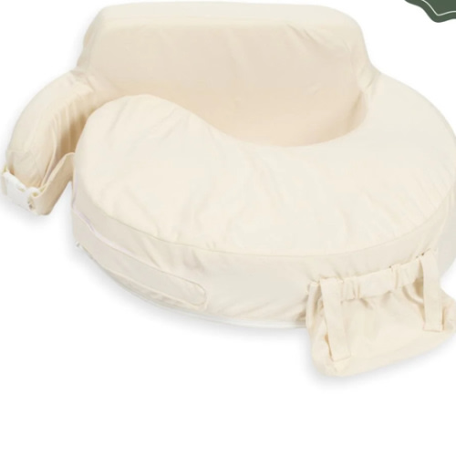 Super Deluxe Oat Nursing Pillow with 100% Organic Cotton Cover