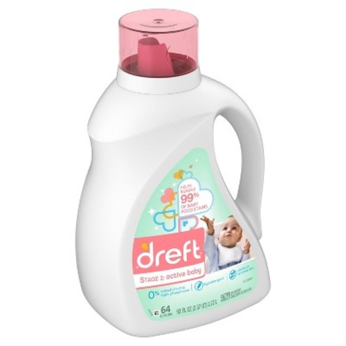 Dreft Active Baby Liquid Laundry Detergent