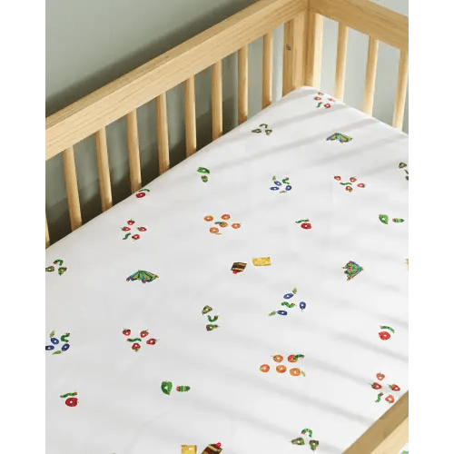 Very Hungry Caterpillar Crib Sheet Set | Eric Carle x Nestig