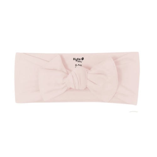 Knotted Bow Headband in Blush | Baby Headband | Kyte Baby