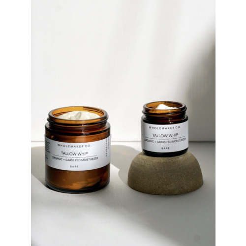 Bare Unscented Tallow Whip – WholeMaker Co.