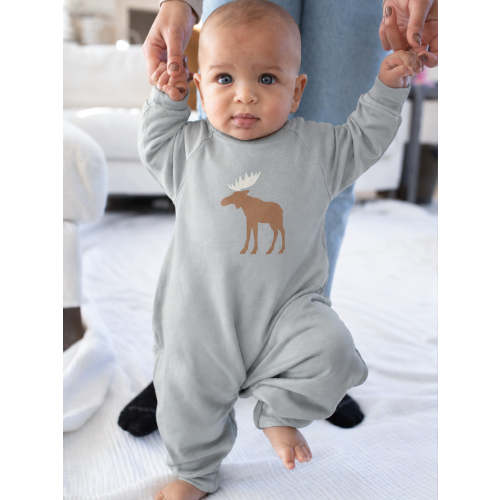 Fleece Jumpsuit - Moose