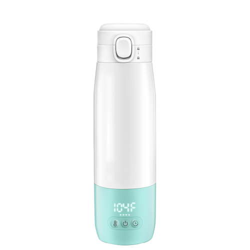 Portable Baby Bottle Warmer | 360ml (12oz) | Fast 3-Min Heating | Precise Temp Control | Travel-Friendly | Stainless Steel