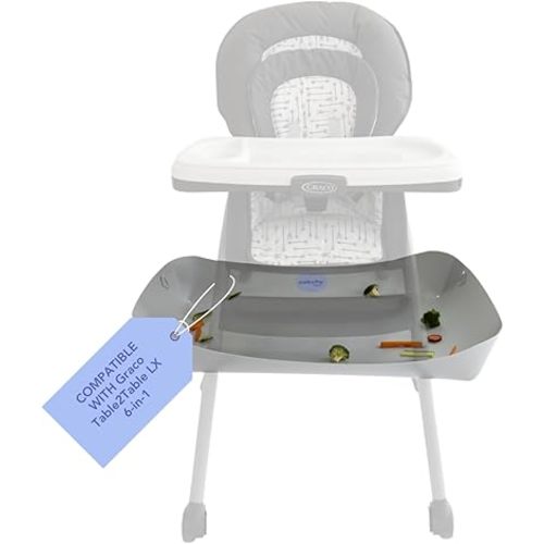 CATCHY - Food Catcher - Compatible with Graco Table2Table LX 6-in-1 High Chair + 11 Other High Chairs - Highchair Sold Separately - Baby & Toddler Food & Mess Catcher - Under High Chair Accessory