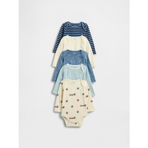Baby First Favorites Organic Cotton Bodysuit (5-Pack)