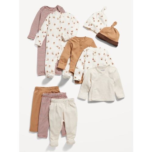 Unisex Layette Essentials 10-Pack for Baby 3-6M