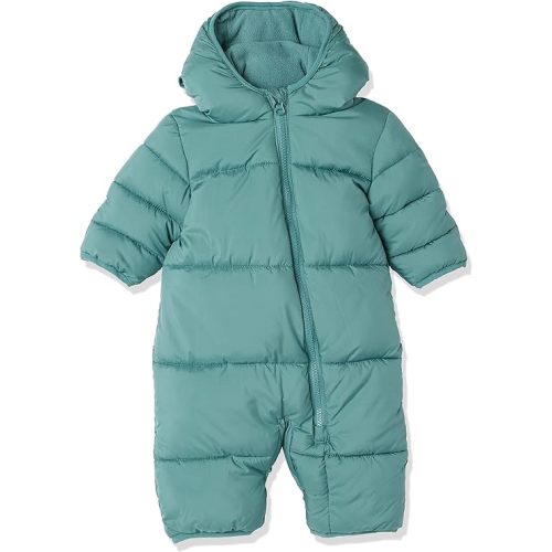 Amazon Essentials Unisex Babies' Water-Resistant Winter Puffer Snowsuit for Boys and Girls