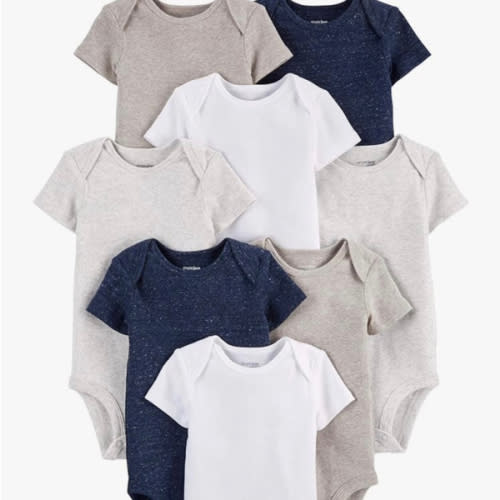 Simple Joys by Carter's Baby 8-Pack Short-Sleeve Bodysuit