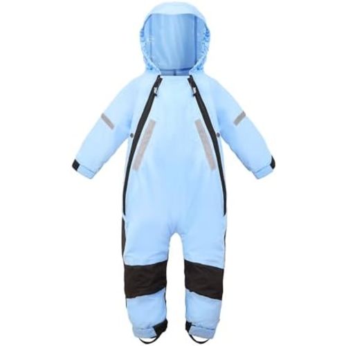 HAPIU Kids Toddler Rain Suit Muddy Buddy Waterproof Coverall