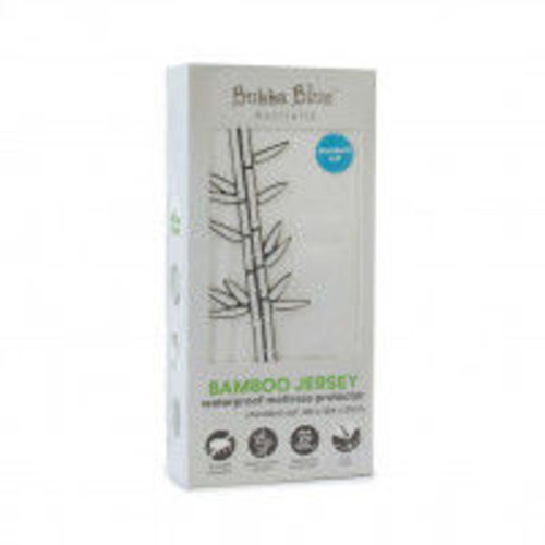 Bubba Blue Bamboo Jersey Mattress Protector Cot Standard - Cot | Baby Bunting