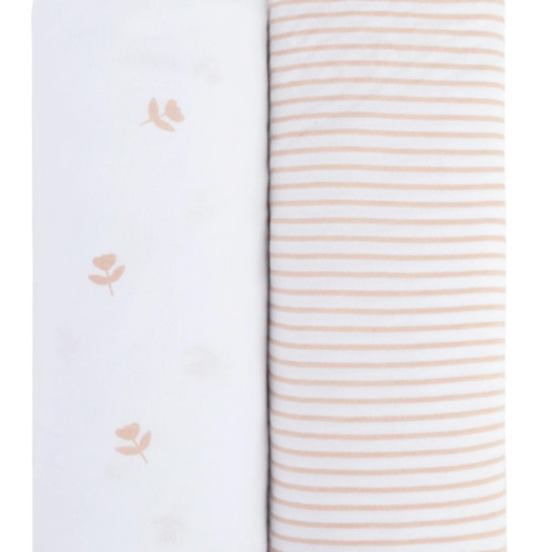 Mauve Crib Sheet Set | breathable and hypoallergenic comfort – Ely's & Co.