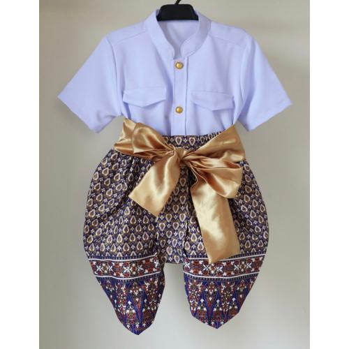 Thai Traditional Vintage, SM - Royal Blue