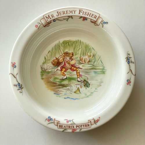 Vintage Royal Albert World of Beatrix Potter Jeremy Fisher Porringer Bowl