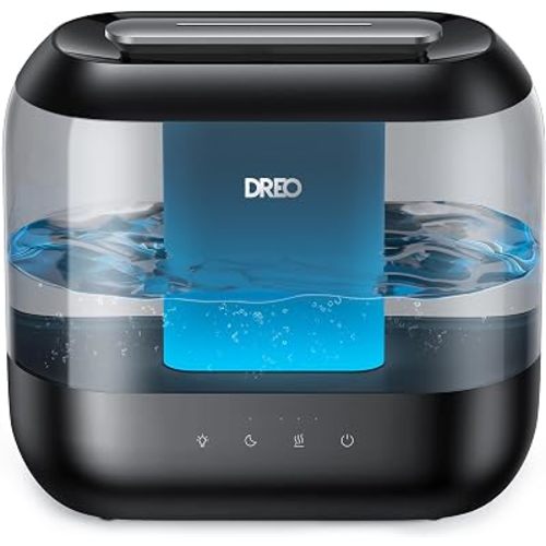 DREO 4L Humidifiers for Bedroom, 36H Runtime, 28 dB Quiet, HM311, Black