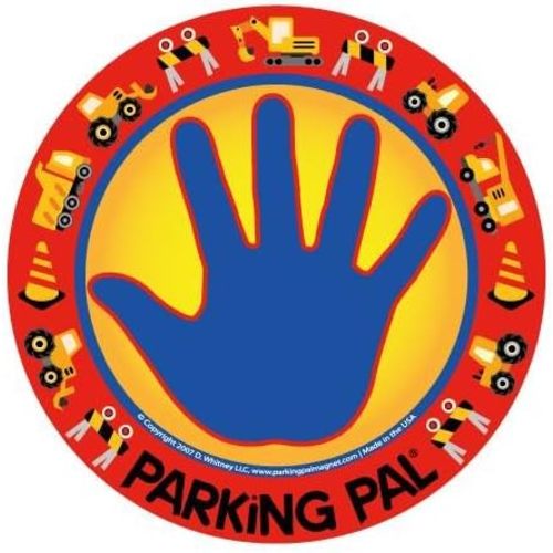 Car Magnet for Kids – Toddler Hand Magnet for Parking Lot Safety – Teaches Children to Wait Safely by the Car – Made in USA – Great for Autism & Special Needs – Construction