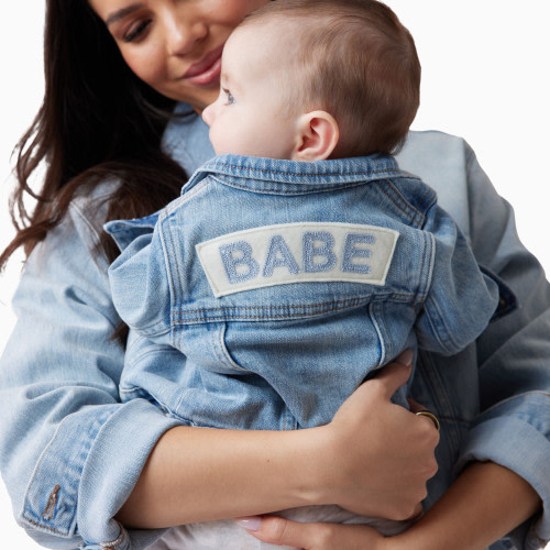Ingrid and Isabel Babe Jacket - Pale Light Wash, 2 T