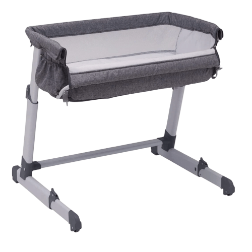 Simmons Kids Dream Bedside Bassinet, Grey