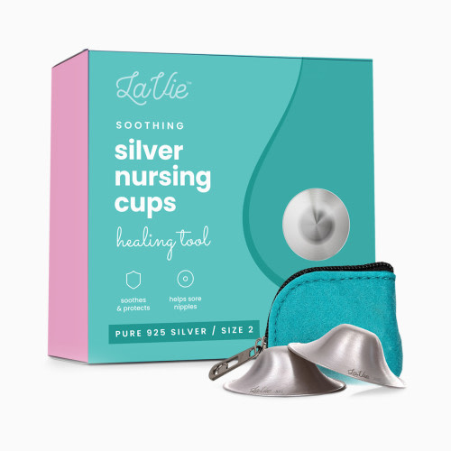 LaVie Silver Nursing Cup Set - Silver, Size 2 -Xl