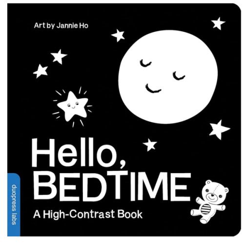 Hello, Bedtime: A High-Contrast Board Book for Babies, Perfect for a Shower Gift