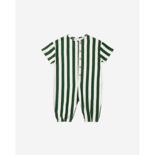 Hayes Jumpsuit || Green Stripe – Rylee + Cru 3-6M