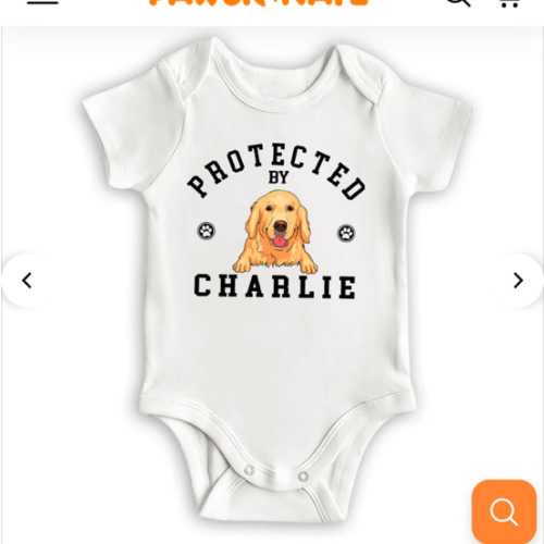Protected By Pets - Personalized Custom Baby Onesie – Pawsionate