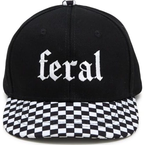 Funky Junque Kids Trucker Hat Toddler Boys & Girls Flat Brim Baseball Cap