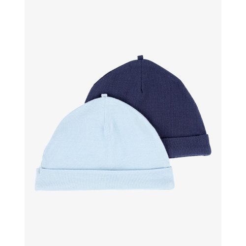 Baby Boy 2-Pack PurelySoft Caps - Blue | Carter's