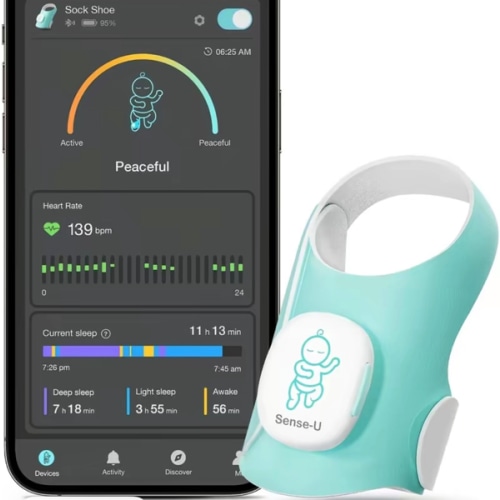 Baby Smart Sock Shoe Baby Monitor, Track Sleep Patterns, Heart Rate, Movement for Peace of Mind, Infant Foot Monitor for Better Sleep - TikTok Shop