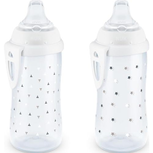 NUK Active Sippy Cup, 10 oz, 2 Pack, 12+ Months, Timeless Collection, Amazon Exclusive