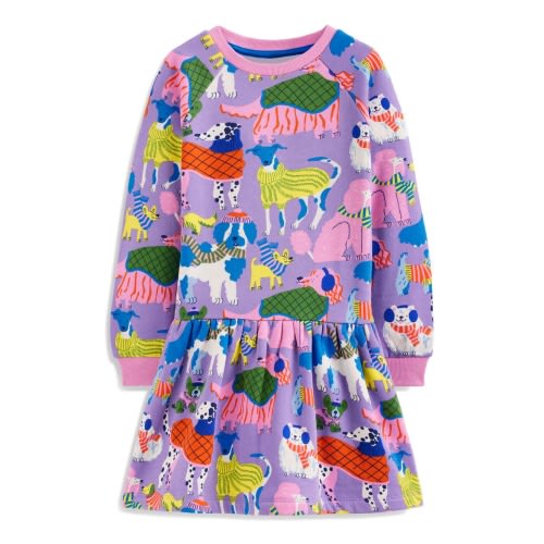 Kids' Cozy Sweatshirt Dress, 2-3Y