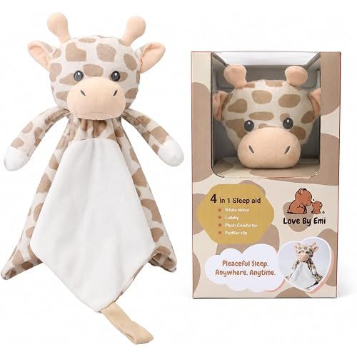 Love By Emi White Noise, Lullaby Stuffed Animal Lovey - Gift Essentials