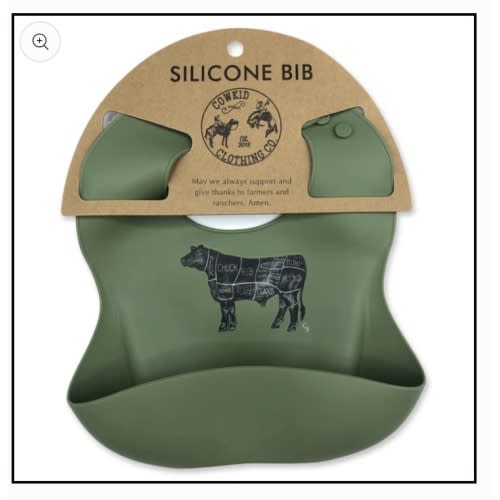 Meadow Green Beef Cuts Bib – Cowkid Clothing Company