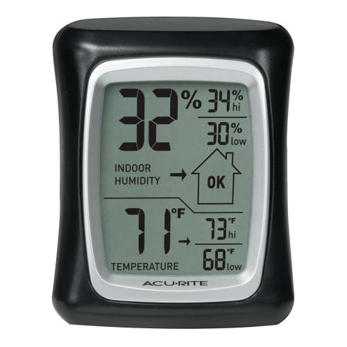 AcuRite, Indoor Digital Thermometer & Hygrometer, 00325, Room