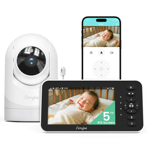 E50P 5" PTZ Baby Monitor | Simyke