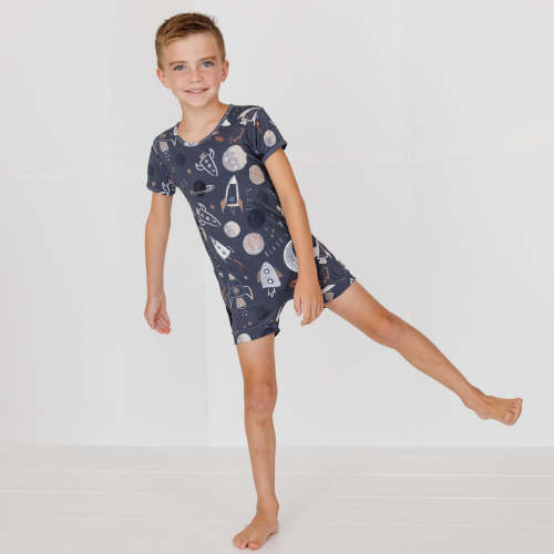 Blast Off Shorty Romper Luxe Edition | Cotton Bamboo Blend