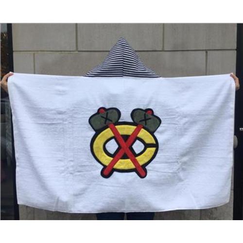 Personalized Applique Chicago Bears Hooded Towel
