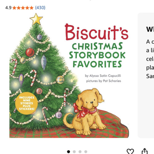Biscuit’s Christmas Storybook Favorites: 9 Christmas Holiday Stories in 1 Book Plus Stickers for Dog Lovers (Biscuit)