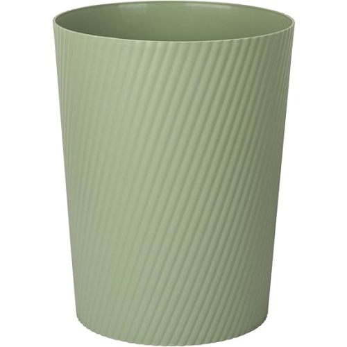 UUJOLY Small Trash Can Wastebasket Garbage Can Container Bins for Bathrooms, Laundry Room, Kitchens, Offices, Kids Rooms, Dorms (Mint Green)