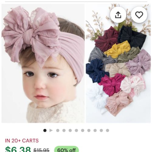 Big RUFFLE Bow Headband, Baby Girl Headwrap, Baby Turban, Baby Head Wraps, Newborn Bow Headband, Bow Toddler Headbands, Baby Girl Headbands - Etsy
