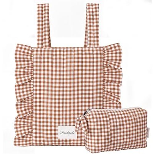Abbylike Plaid Stroller Bag Stroller Organizer