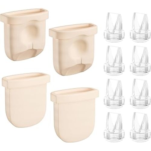 Replacement Parts for Eufy Breast Pump, Compatible with Eufy S1 Pro, S1, E20, E10, Includes 8PCS Duckbill Valves & 4PCS Diaphragms