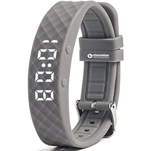 VB80 12 Alarm Vibrating Watch, Silent Vibration Shake Wake ADHD Medication Reminder